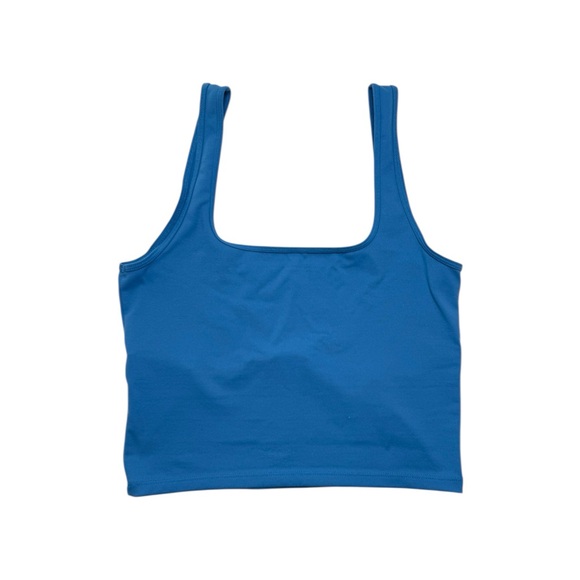 Abercrombie & Fitch Blue Portrait Tank Size Medium - Picture 2 of 3